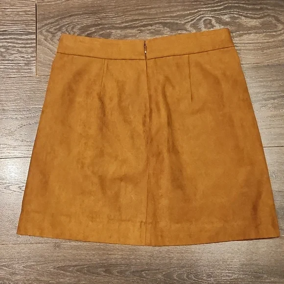 ❤️ NWOT! J CREW FACTORY A-LINE FAUX SUEDE MINI SKIRT, 8 AND 10 - Picture 11 of 12